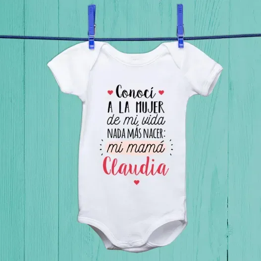 Body personalizado para beb&eacute;