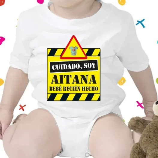 Body personalizado reci&eacute;n hecho (Detalle de presentación)