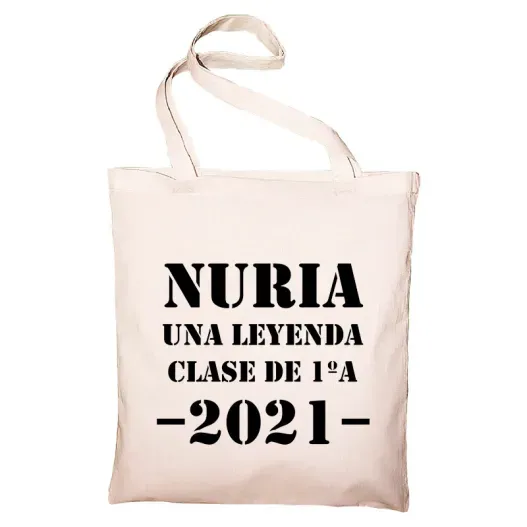 Bolsa BIO personalizada 'Una leyenda' para profes (Idea de regalo original)