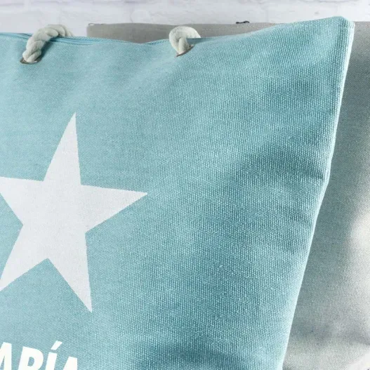 Bolsa de lona personalizada (Detalle de presentación)