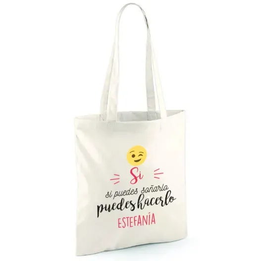 Bolsa tote bag divertida personalizada (Idea de regalo original)