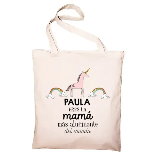 Bolsa tote bag personalizada (Idea de regalo original)