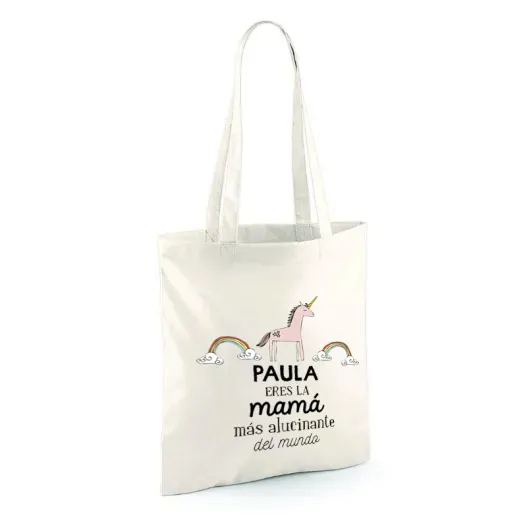 Bolsa tote bag personalizada (Detalle de presentación)