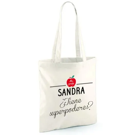 Bolsa tote BIO personalizada divertida para profe (Idea de regalo original)