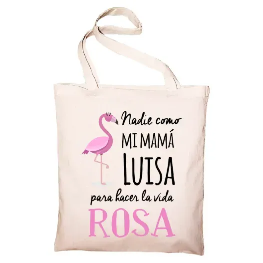 Bolsa tote bag personalizada "Flamenco" (Idea de regalo original)