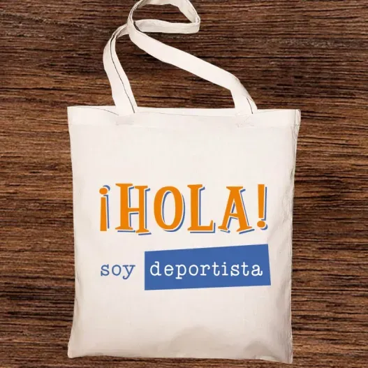 Bolsa tote bag personalizada &iexcl;Hola! (Idea de regalo original)