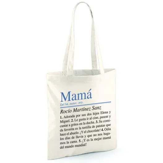 Bolsa tote personalizada para mam&aacute; (Vista alternativa)