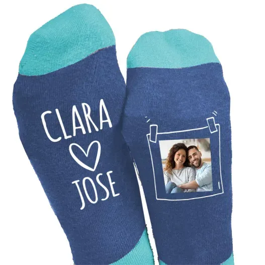 Calcetines BIO personalizados para tu pareja (Foto de catálogo)