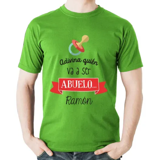 Camiseta "Adivina quien va a ser abuelo" (Vista alternativa)