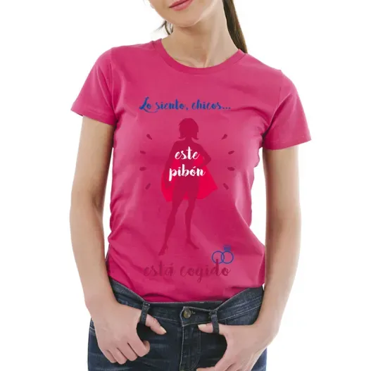 Camiseta despedida de solteras Lo siento, chicos.. (Vista alternativa)