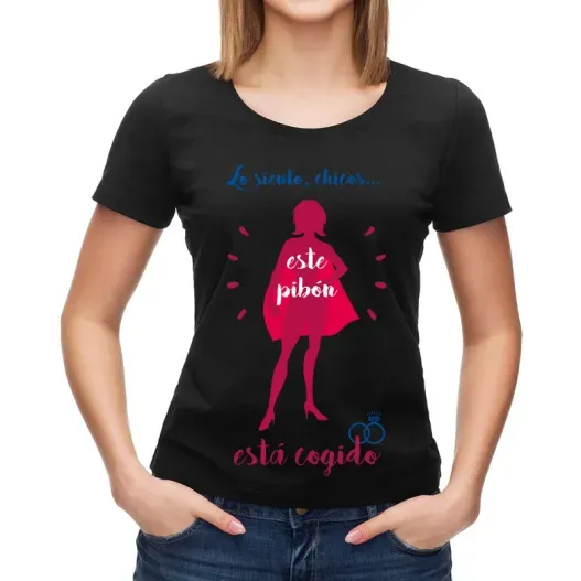 Camiseta despedida de solteras Lo siento, chicos.. (Idea de regalo original)