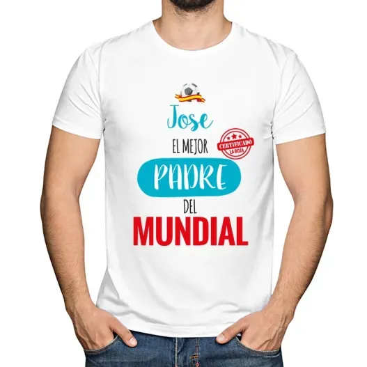 Camiseta el mejor del mundial (Idea de regalo original)