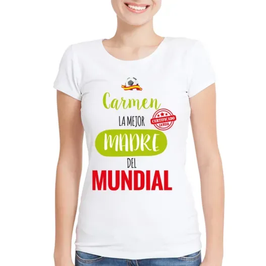 Camiseta el mejor del mundial (Detalle de presentación)