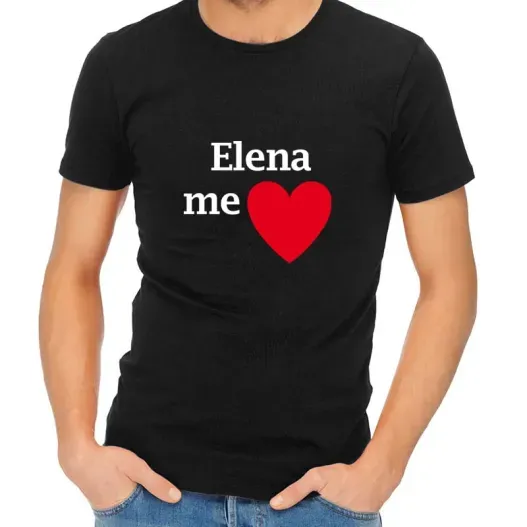 Camiseta enamorado personalizada (Idea de regalo original)