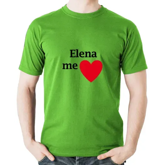 Camiseta enamorado personalizada (Vista alternativa)