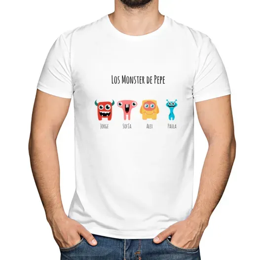 Camiseta BIO familias personalizada (Vista alternativa)