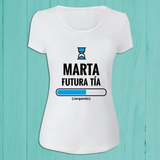 Camiseta futura t&iacute;a personalizada (Vista alternativa)
