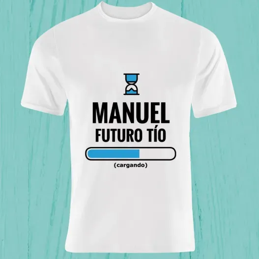 Camiseta futuro t&iacute;o personalizada (Idea de regalo original)