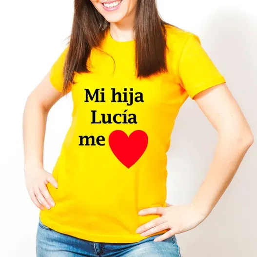Camiseta me quiere personalizada (Vista alternativa)