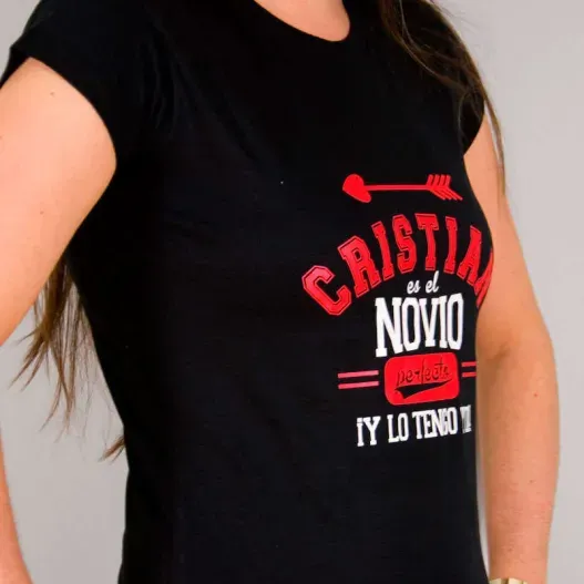 Camiseta Novio Perfecto personalizada (Vista alternativa)