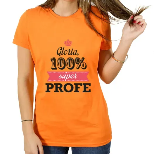 Camiseta personalizada 100% SuperProfe (Vista alternativa)