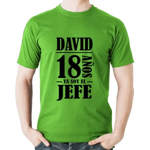 Camiseta personalizada 18 a&ntilde;os (Vista alternativa)