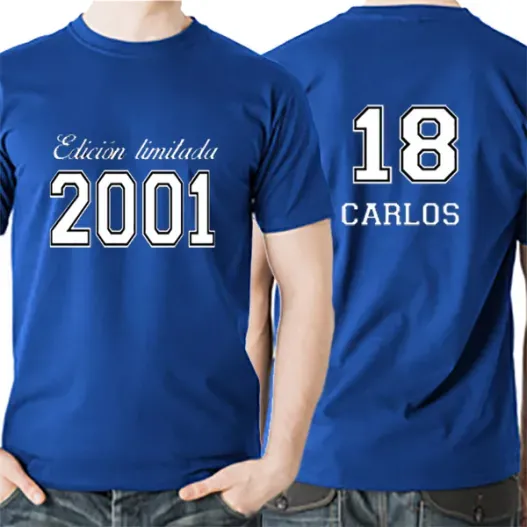 Camiseta personalizada cumplea&ntilde;os (Idea de regalo original)
