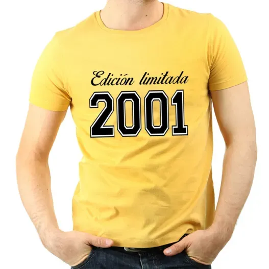 Camiseta personalizada cumplea&ntilde;os (Detalle de presentación)