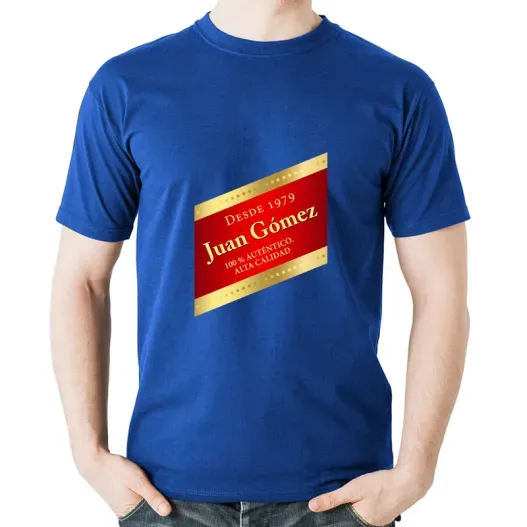 Camiseta personalizada divertida (Detalle de presentación)