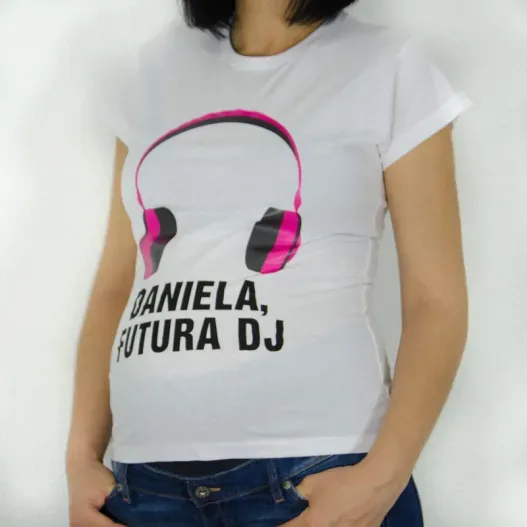 Camiseta personalizada futura dj (Vista alternativa)