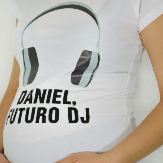Camiseta personalizada futuro dj (Vista alternativa)