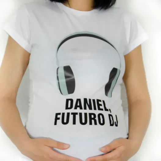 Camiseta personalizada futuro dj (Idea de regalo original)