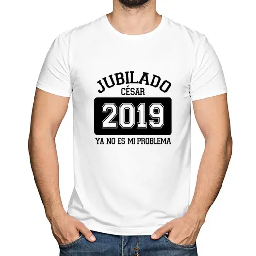 Camiseta personalizada jubilaci&oacute;n