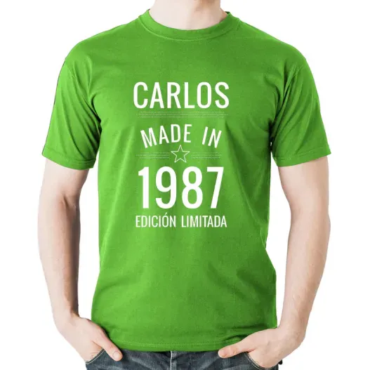 Camiseta personalizada 'Made in' (Vista alternativa)