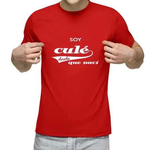 Camiseta personalizada para futbolero (Detalle de presentación)