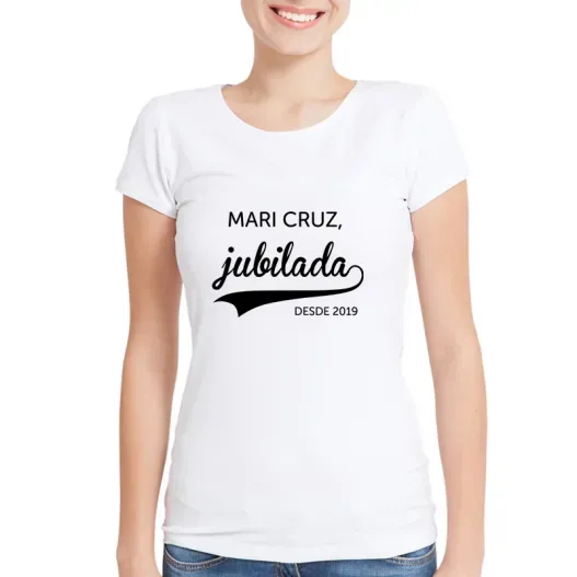 Camiseta personalizada para jubilada (Vista alternativa)