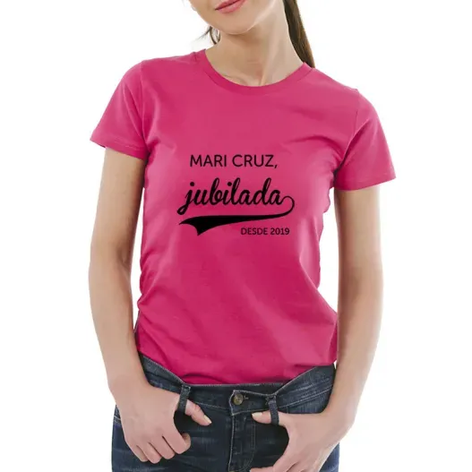 Camiseta personalizada para jubilada (Idea de regalo original)