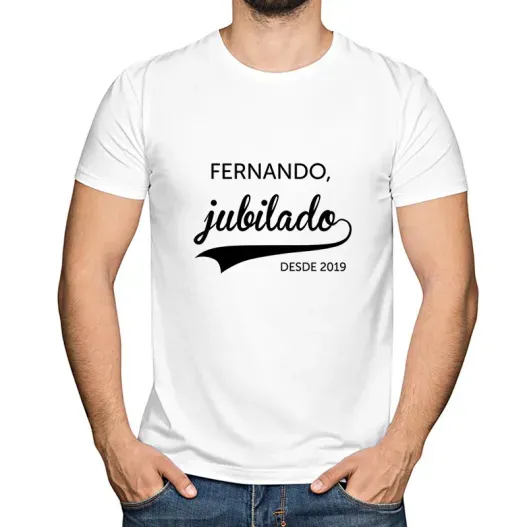 Camiseta personalizada para jubilado