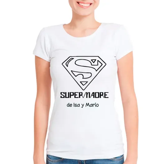 Camiseta personalizada SuperMadre (Vista alternativa)