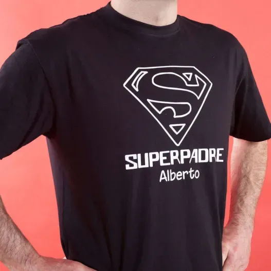 Camiseta personalizada SuperPadre (Vista alternativa)