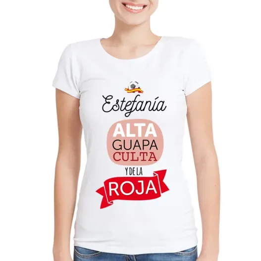 Camiseta personalizada Y de la roja (Vista alternativa)