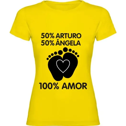 Camiseta porcentajes personalizada (Idea de regalo original)
