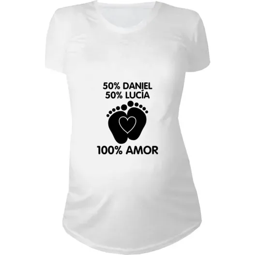 Camiseta porcentajes personalizada