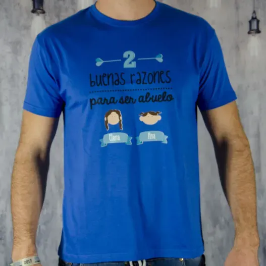 Camiseta razones para ser abuelo (Idea de regalo original)