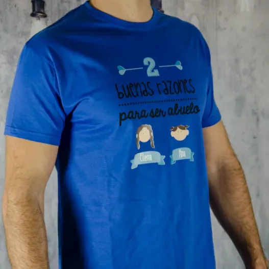 Camiseta razones para ser abuelo (Vista alternativa)