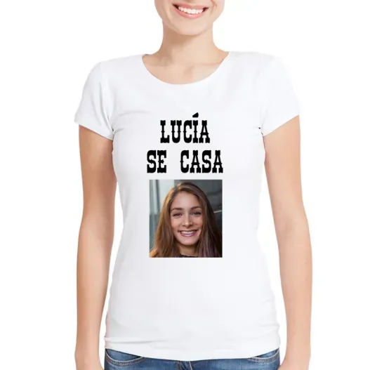 Camiseta "Se Casa" personalizada (Idea de regalo original)