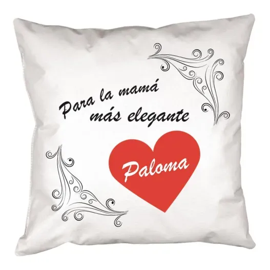 Coj&iacute;n coraz&oacute;n personalizado (Vista alternativa)