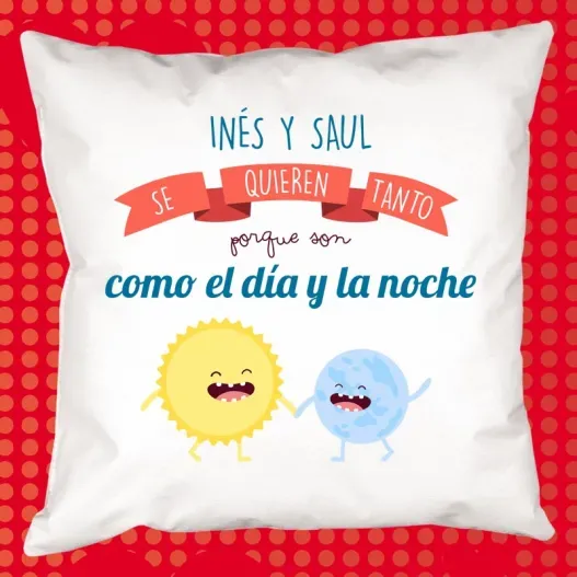 Coj&iacute;n divertido para enamorados (Idea de regalo original)