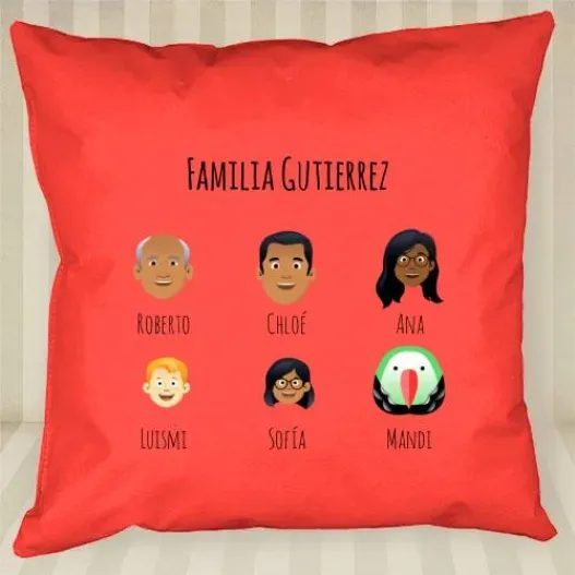 Coj&iacute;n familia avatares (Vista alternativa)