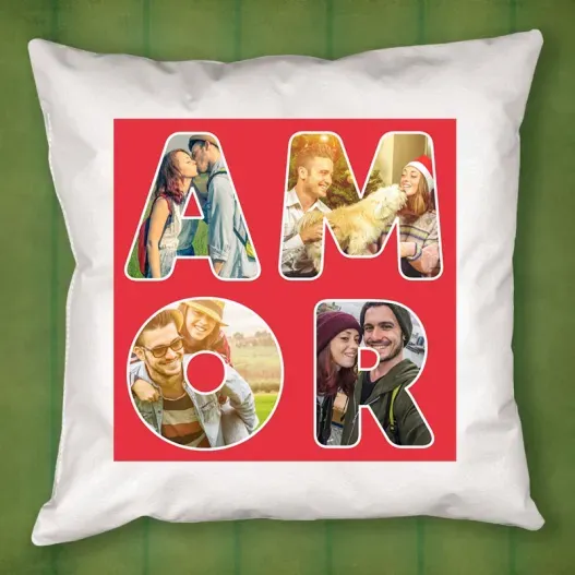 Coj&iacute;n personalizado AMOR personalizado (Idea de regalo original)